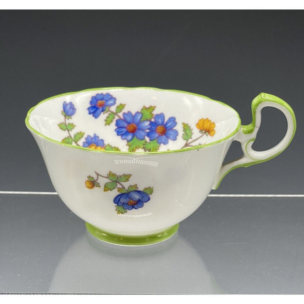 Vintage Aynsley England Bone China Teacup ONLY Floral‎ Retro Flower Child